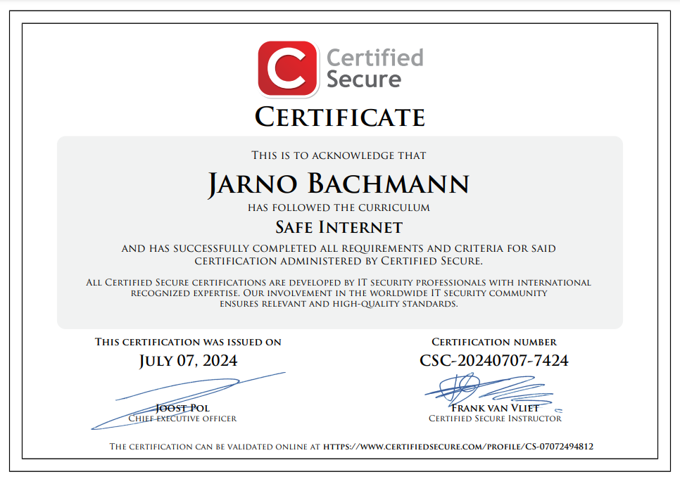 Safe Internet