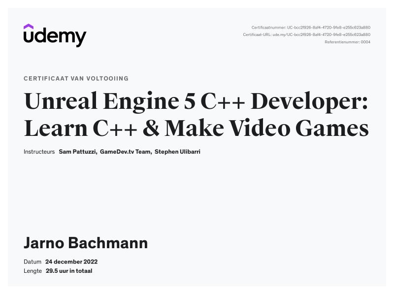 C++ Certificaat